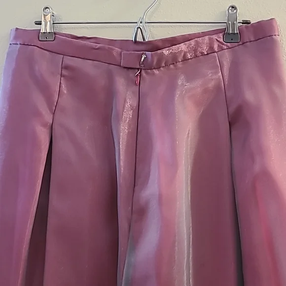 NWOT Apostrophe grey/fuschia full length skirt - Picture 5 of 8